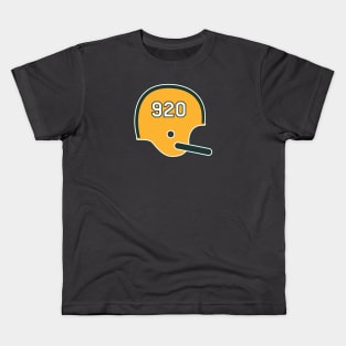 Green Bay Packers 920 Helmet Kids T-Shirt